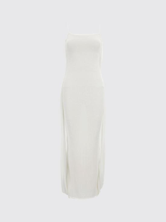 26SS 자크뮈스 롱 원피스 DRW00813AK00317 110 White - JACQUEMUS
