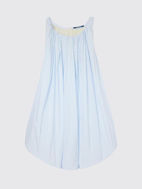 26SS 자크뮈스 드레이프 부팡 드레스 DRW00758AW00758 3FG White - JACQUEMUS