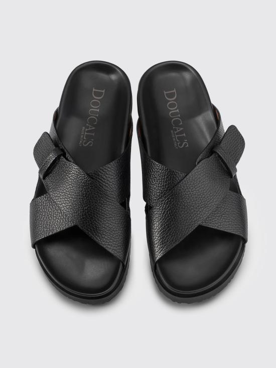 26SS 듀칼 뮬/슬리퍼 DU3180NECKPF704 NN00 Black - DOUCAL’S