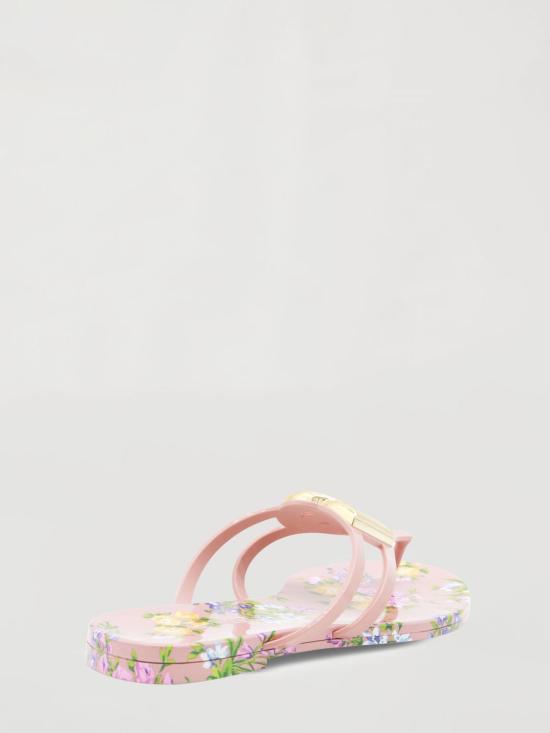 26SS 돌체앤가바나 러버 비치웨어 슬라이드 CW2418AY850 HF5XL Pink - DOLCE & GABBANA