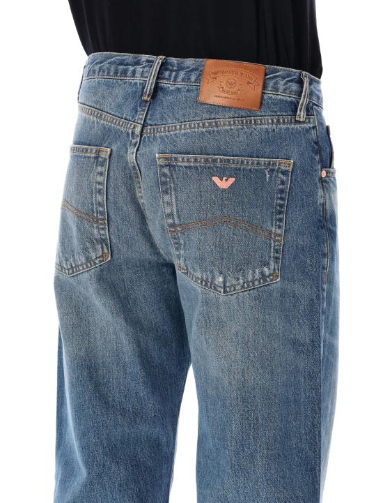 26SS 엠포리오 아르마니 데님 팬츠 EM004775AF25136 MB002 MID BLUE - EMPORIO ARMANI