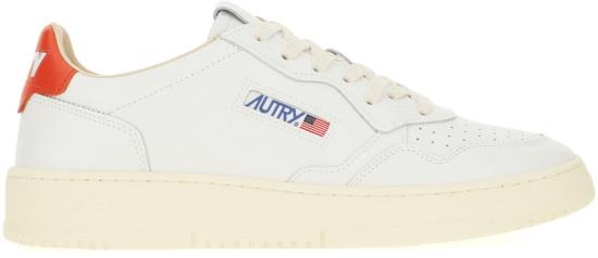 26SS 오트리 메달리스트 로우 스니커즈 AULMTB03WHITESPICYORANGE