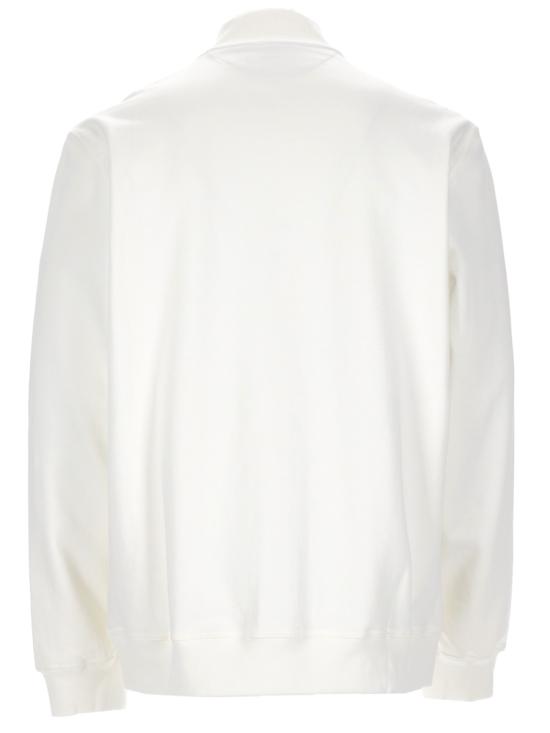 26SS 브루넬로 쿠치넬리 지퍼 디테일 테크노 코튼 플리스 MW8639072G C7220 WHITE - BRUNELLO CUCINELLI