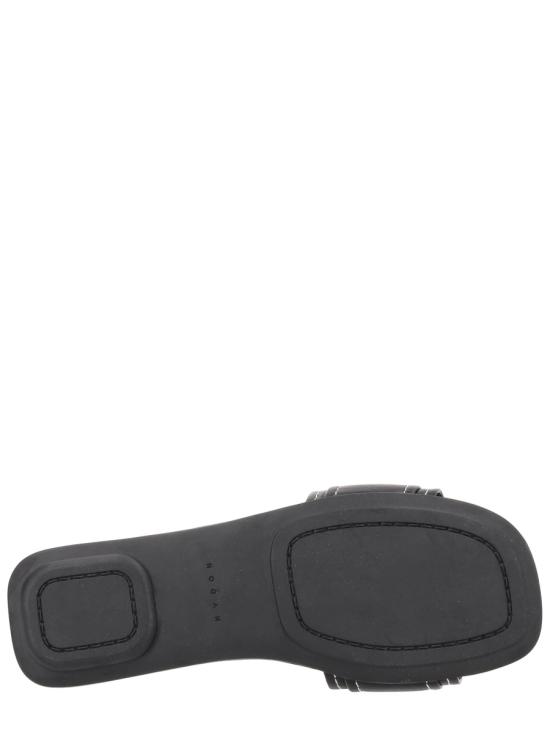 26SS 호간 샌들 HXW6850GC20 KXTB999 BLACK - HOGAN