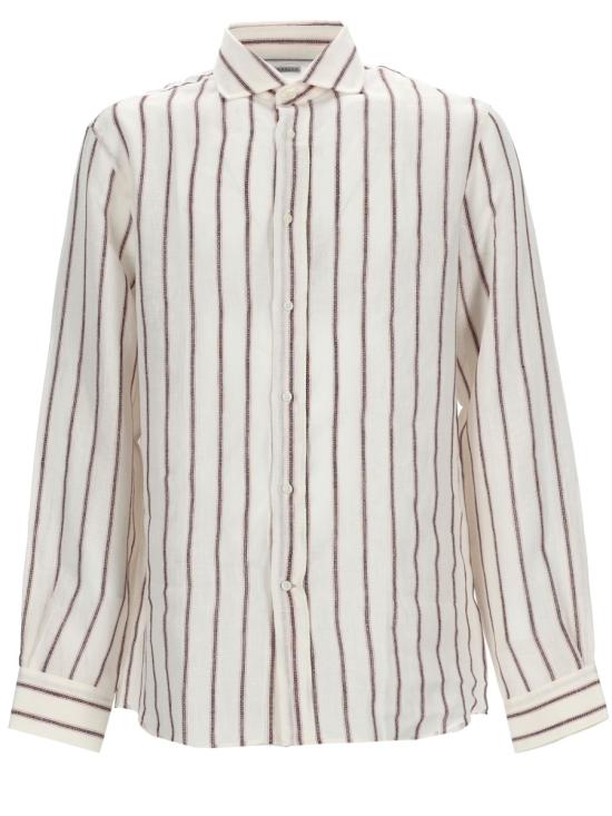 26SS 브루넬로 쿠치넬리 긴팔 셔츠 MA6890627 C001 MULTICOLOUR