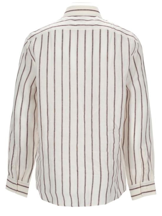 26SS 브루넬로 쿠치넬리 긴팔 셔츠 MA6890627 C001 MULTICOLOUR - BRUNELLO CUCINELLI