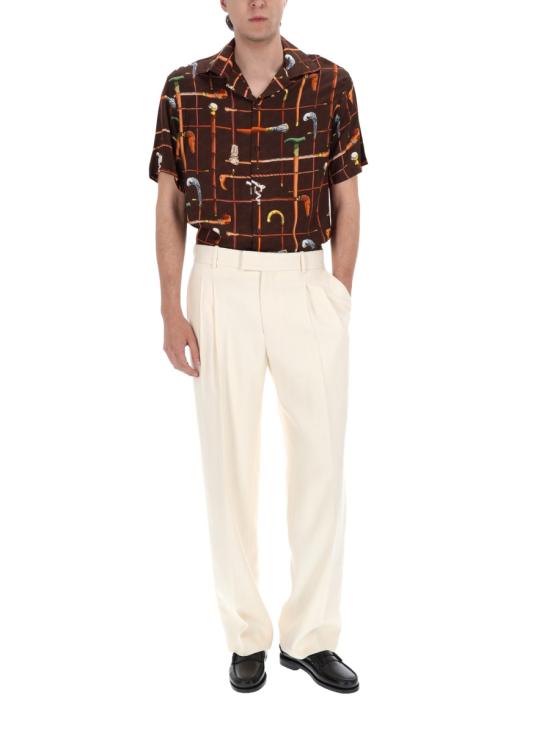 26SS 드롤드무슈 반팔 셔츠 SH230 VI033BROWN MULTICOLOUR - DROLE DE MONSIEUR