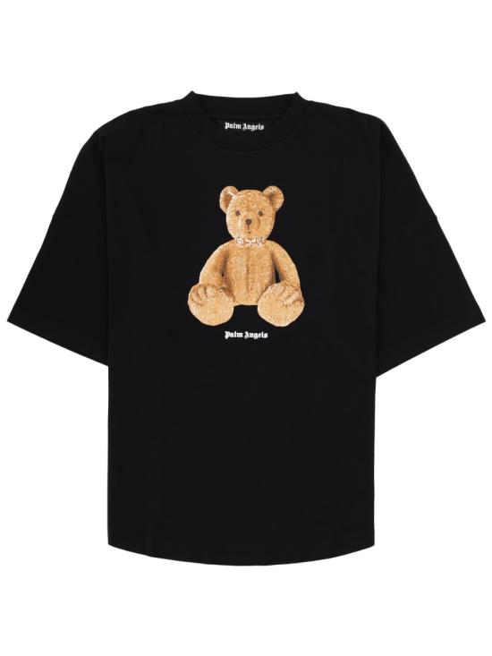 26SS 팜앤젤스 반팔 티셔츠 PMAA10BS26 JER0041060 BLACK