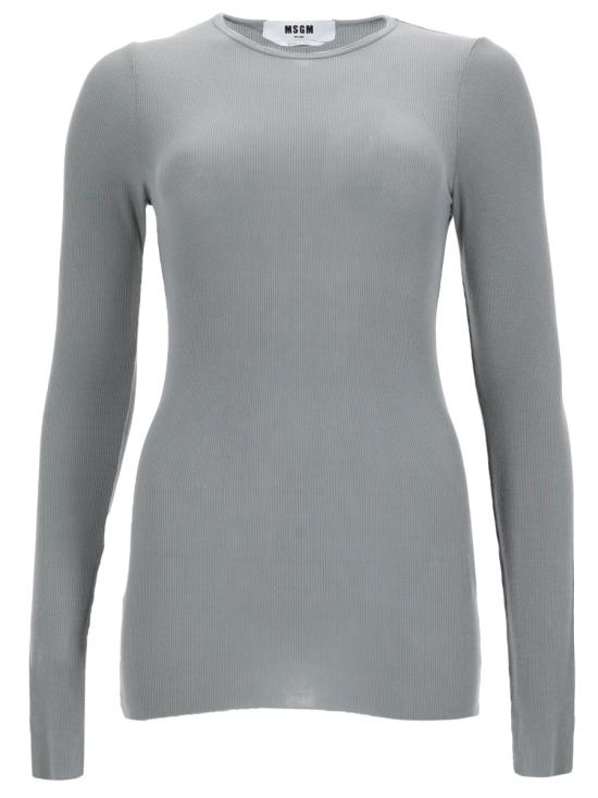 26SS 엠에스지엠 긴팔 티셔츠 4041MDM116N 26713098 GREY