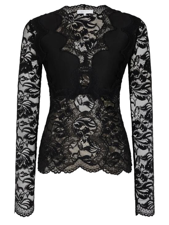 26SS 파코라반 긴팔 티셔츠 26PJTO173PA0170 P001 BLACK