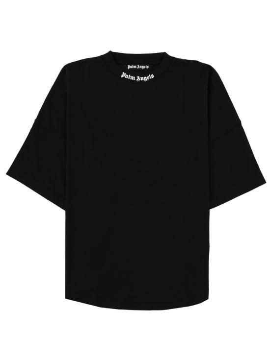 26SS 팜앤젤스 반팔 티셔츠 PMAA10BS26 JER0011003 BLACK