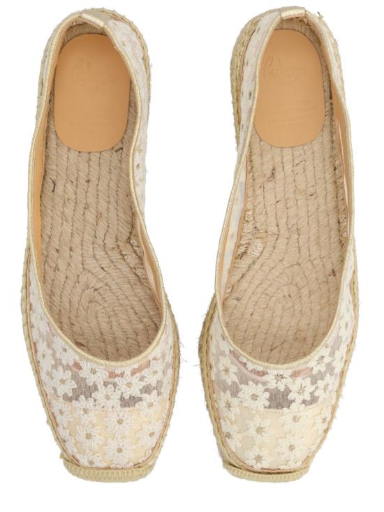 26SS 까스따네르 플랫 슈즈 026167 4078 BLANCO ORO BEIGE - CASTANER