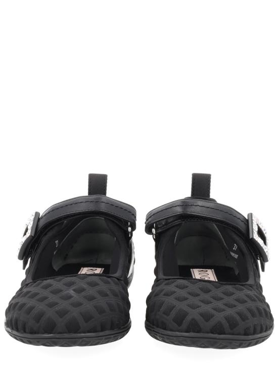 26SS 로저비비에 플랫 슈즈 RVW79344120NYE B999 BLACK - ROGER VIVIER