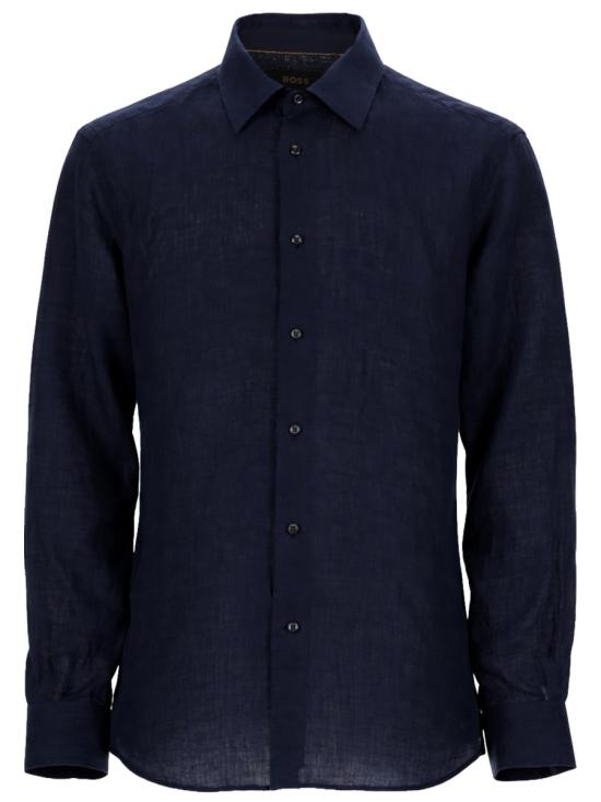 26SS 보스 긴팔 셔츠 50560284 10278831404 BLUE