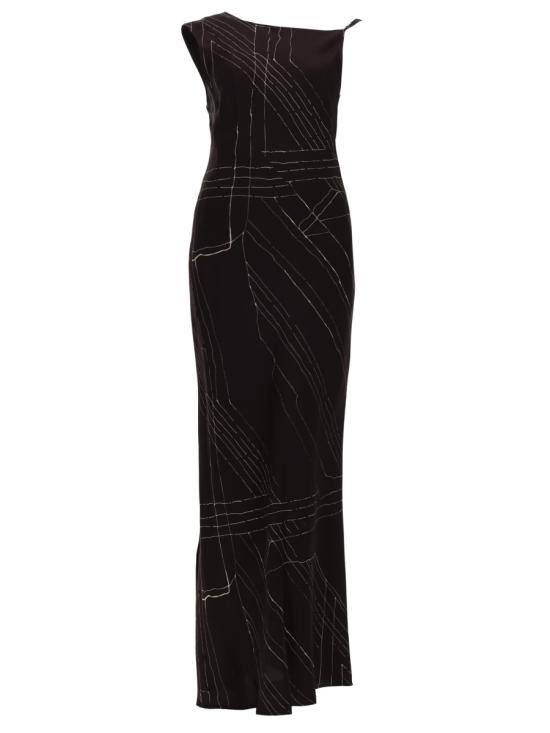 26SS 알리지 롱 원피스 116360 P6223CHOCO BROWN