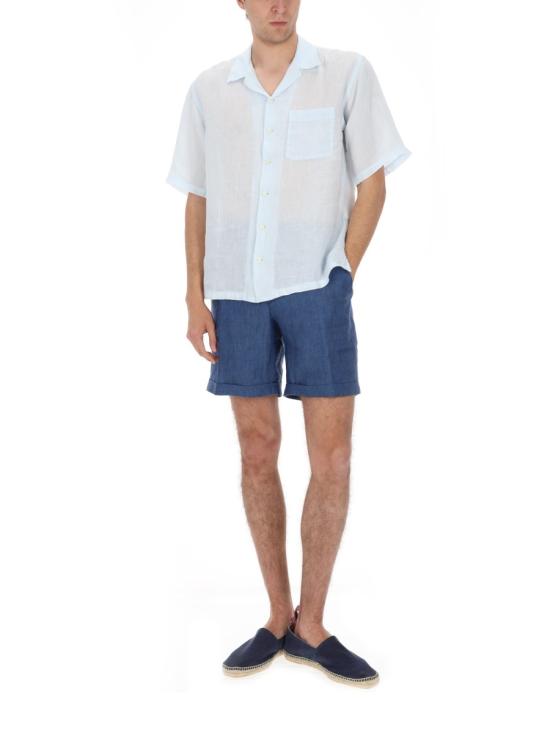 26SS 120 리노 반팔 셔츠 33ALIM19L3 0000115000205 AZURE - 120 LINO