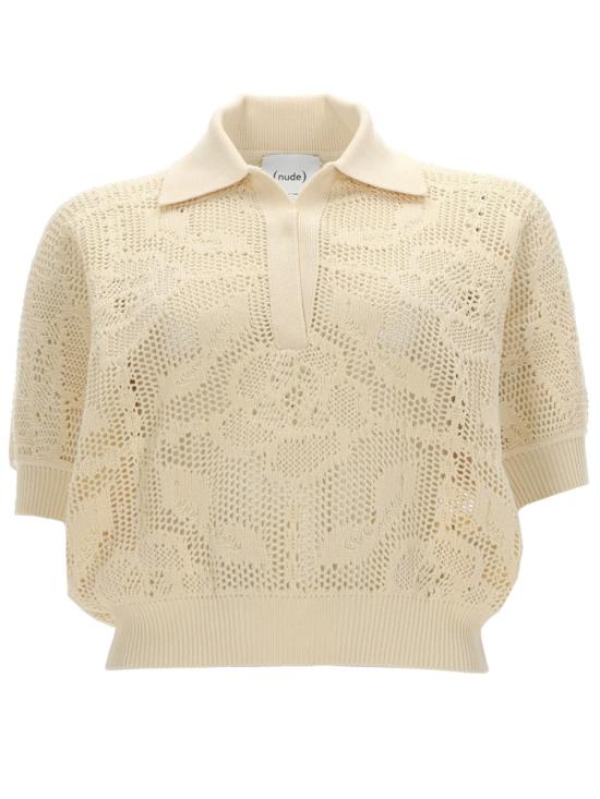 26SS 누드 폴로 티셔츠 1101E26323 01 IVORY