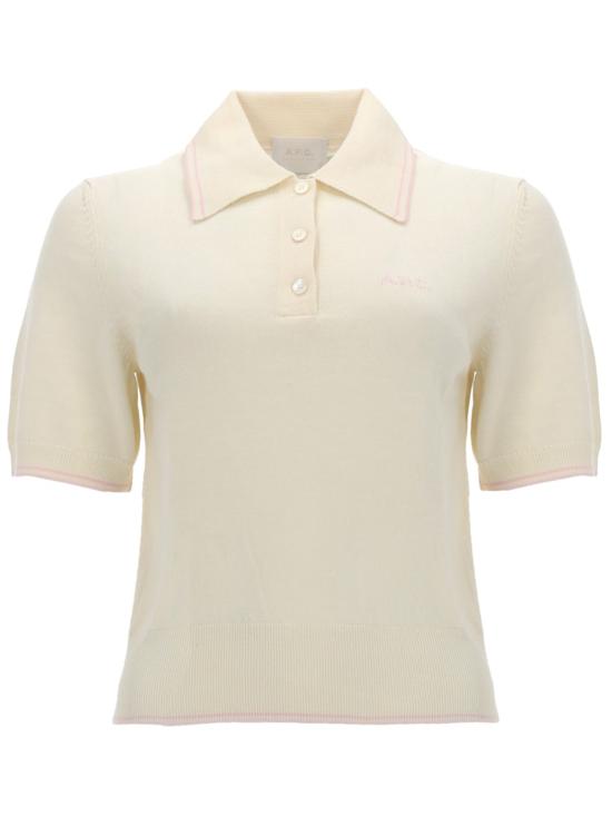 26SS 아페쎄 폴로 티셔츠 COEZJ F23514 AAD IVORY