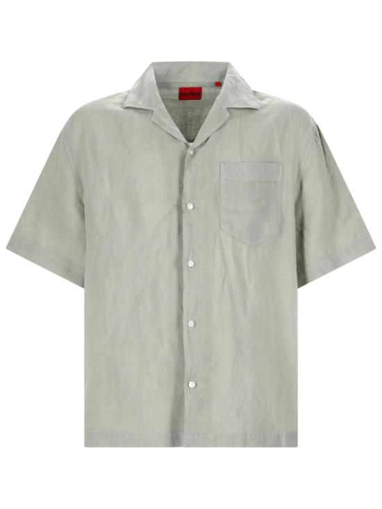 26SS 휴고보스 반팔 셔츠 50561715 10248298337 GREEN