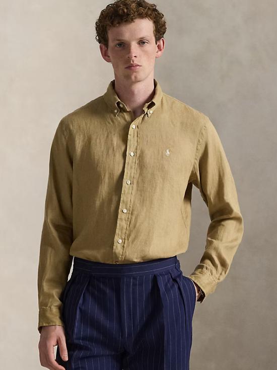 26SS 폴로 랄프로렌 긴팔 셔츠 710968915 502 CAPPUCCINO - POLO RALPH LAUREN