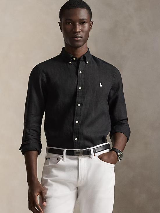 26SS 폴로 랄프로렌 긴팔 셔츠 710968915 503 BLACK - POLO RALPH LAUREN