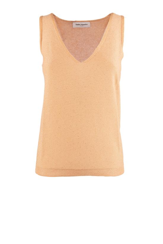 26SS ANDRÈ MAURICE 민소매 티셔츠 260V02 636PES Pesca