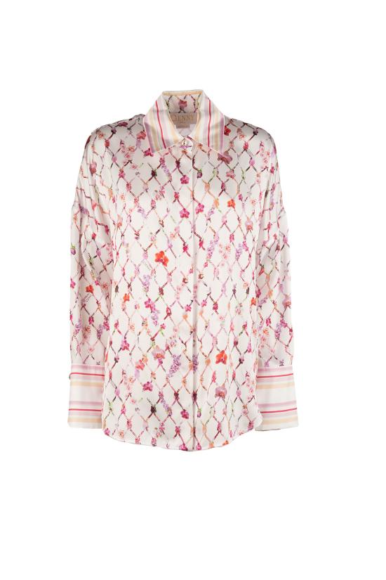 26SS 제니 셔츠 80AJL6P3NS868 495 FLOWERS