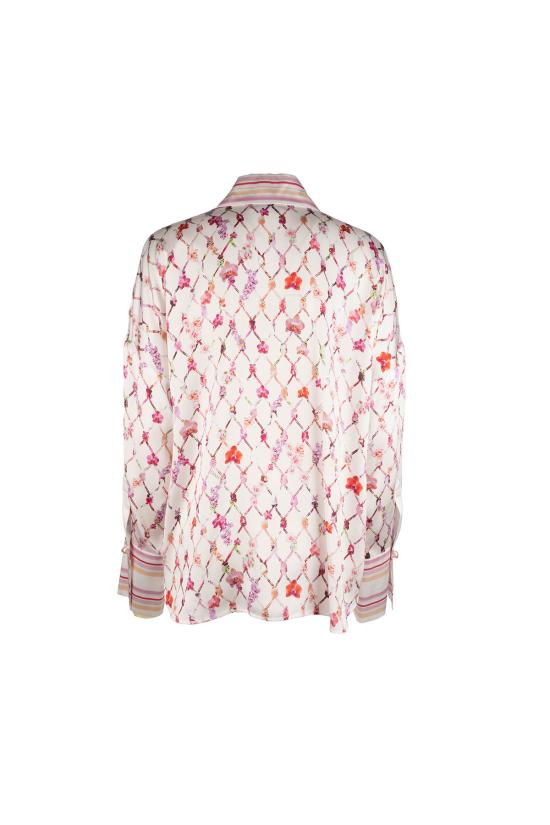 26SS 제니 셔츠 80AJL6P3NS868 495 FLOWERS - GENNY