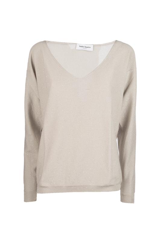 26SS ANDRÈ MAURICE 스웨터 260V00 D34GRY Grigio