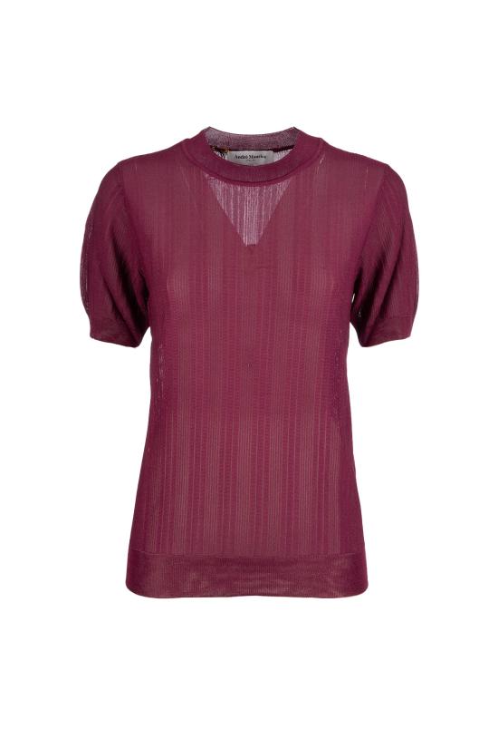 26SS ANDRÈ MAURICE 스웨터 260Z06 489DGR DARK GRAPE