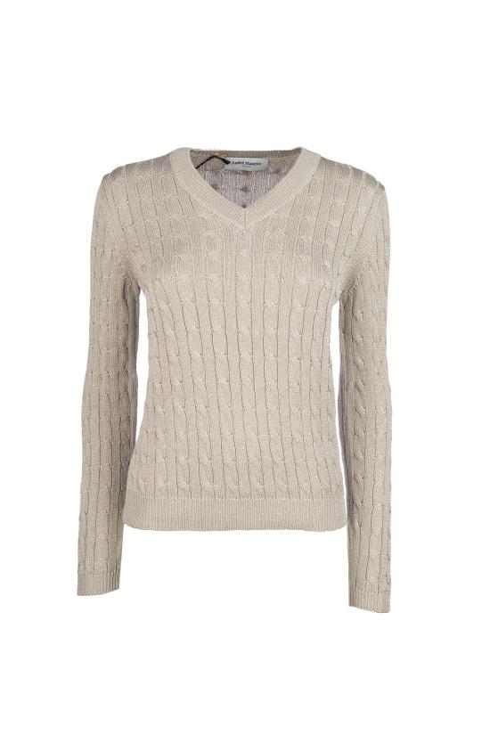 26SS ANDRÈ MAURICE 스웨터 260V13 D34GRY Grigio