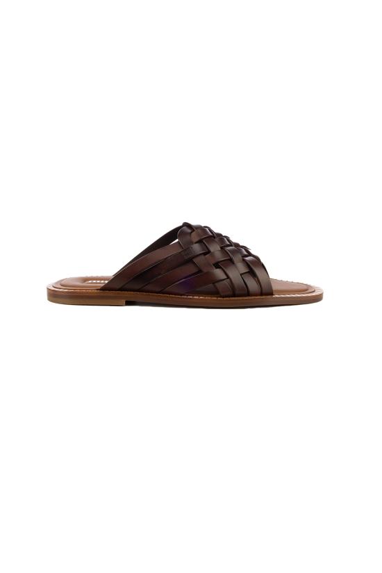 26SS 미우미우 뮬/슬리퍼 5XX678FA0153ZN8 F0201 Caffe