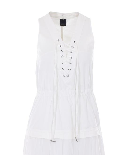 26SS 핑코 롱 원피스 106822 A3AXZ05 White - PINKO