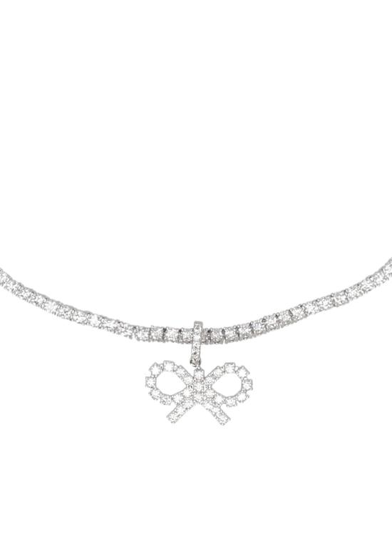 26SS 셀프 포트레이트 목걸이/팬던트 PF25621NSL BOW TENNISSILVER Silver - SELF PORTRAIT