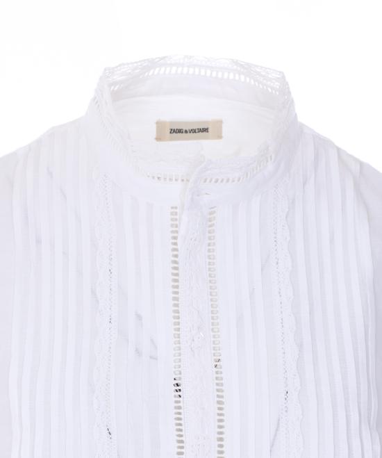 26SS 자딕앤볼테르 블라우스 WWSH02280 103 White - ZADIG & VOLTAIRE