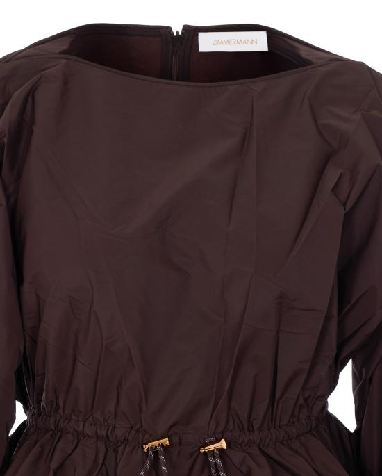 26SS 짐머만 긴팔 티셔츠 7919TS262 CHO Brown - ZIMMERMANN