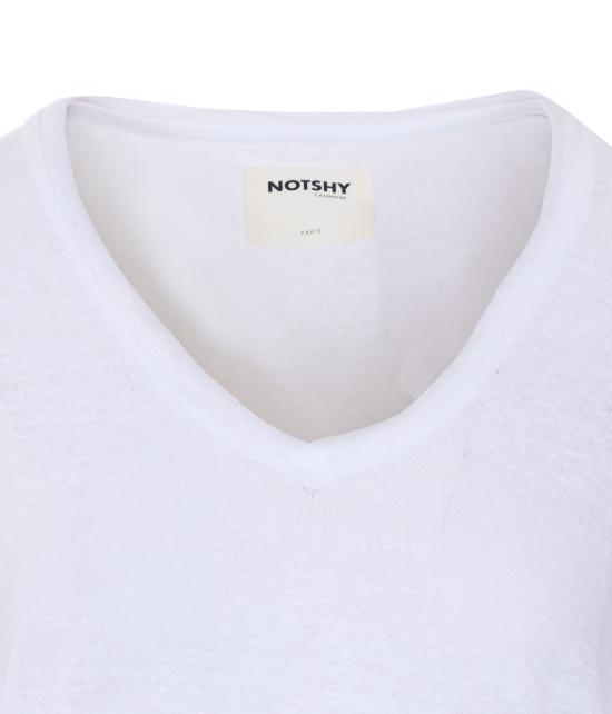 26SS 낫샤이 반팔 티셔츠 NF8A001LIP000 BLANC White - NOT SHY