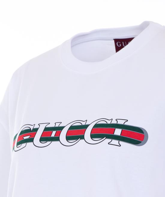 26SS 구찌 프린트 반팔 티셔츠 788093 XJGL69074 White - GUCCI