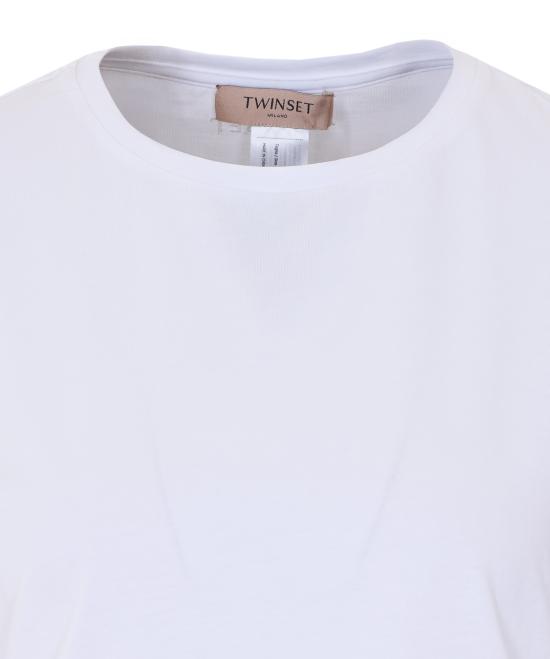 26SS 트윈셋 반팔 티셔츠 261TT2060 00001 White - TWINSET
