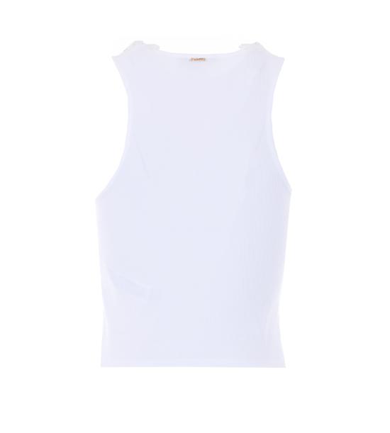 26SS 트윈셋 민소매 티셔츠 261TT2360 00001 White - TWINSET