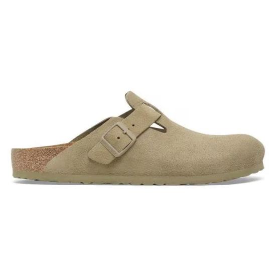 26SS 버켄스탁 뮬/슬리퍼 BOSTON 1025844 FADED KHAKI Faded khaki - BIRKENSTOCK