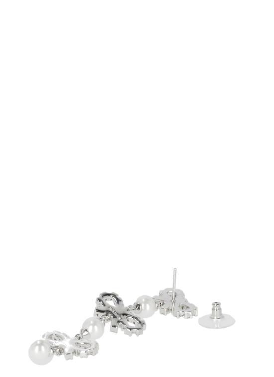 26SS 셀프 포트레이트 이어링 PF25613EP BOW PEARLPEARL Silver - SELF PORTRAIT