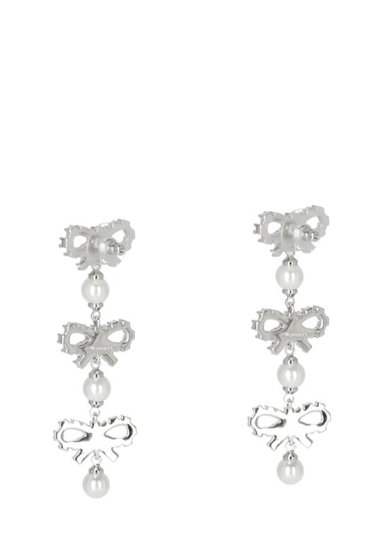 26SS 셀프 포트레이트 이어링 PF25613EP BOW PEARLPEARL Silver - SELF PORTRAIT