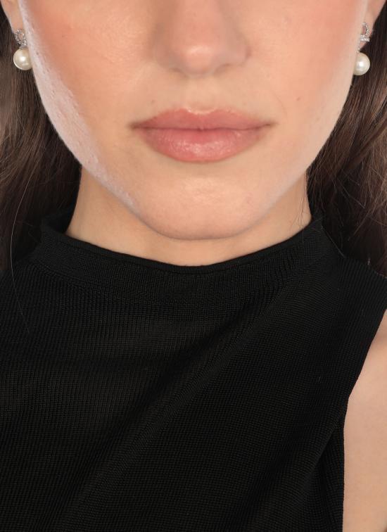 26SS 셀프 포트레이트 이어링 PF25624ESL BOW PEARLSILVER Silver - SELF PORTRAIT