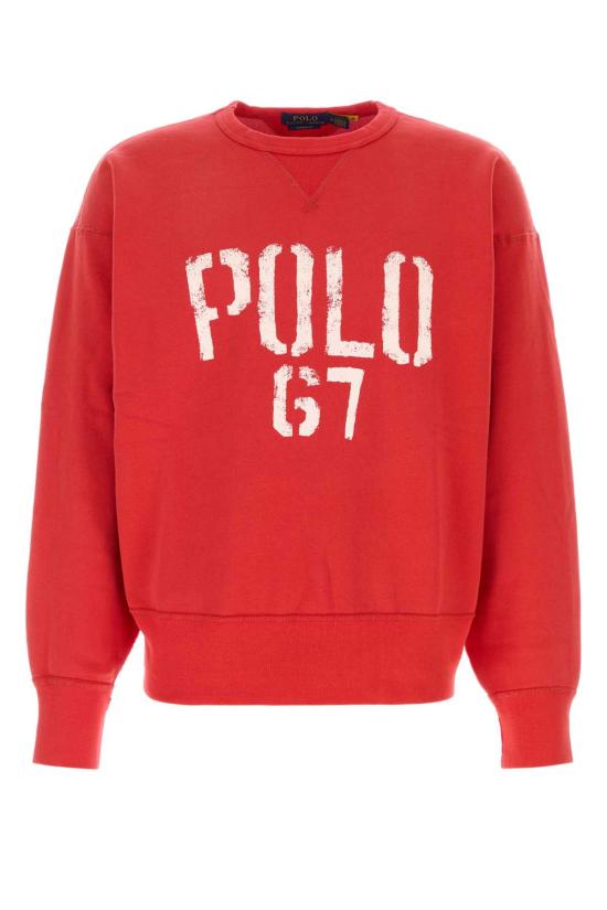 26SS 폴로 랄프로렌 후드 티셔츠 710B14576 003 Red