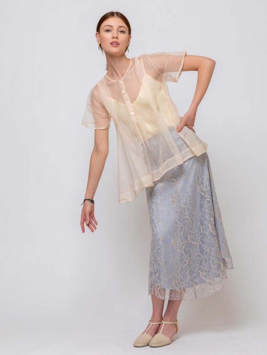  술라 클로딩 LTD 블라우스 술라 클로딩 주식회사 실크 오르간자 인형 - SULA CLOTHING LTD.