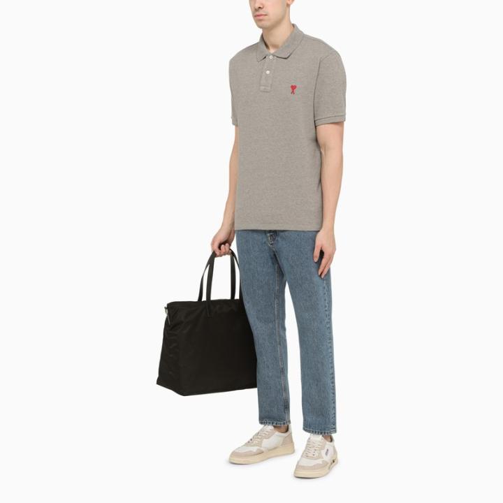  [아미] 남성 스몰로고 폴로 티셔츠 그레이 HPL001760 - AMI