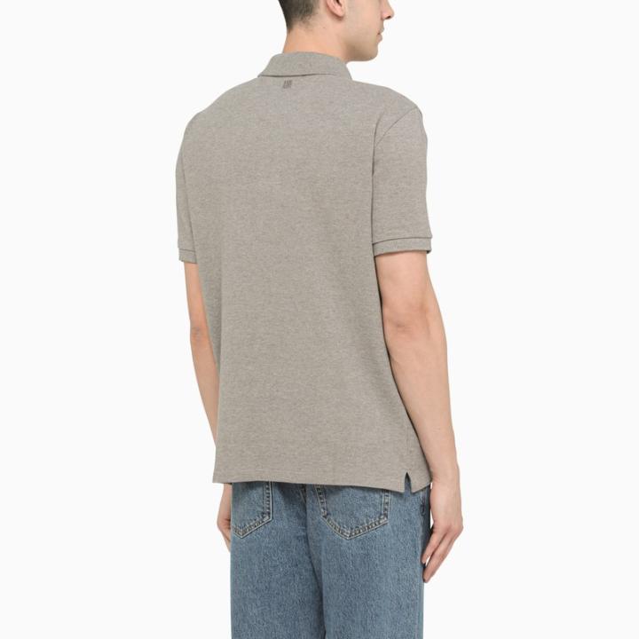  [아미] 남성 스몰로고 폴로 티셔츠 그레이 HPL001760 - AMI