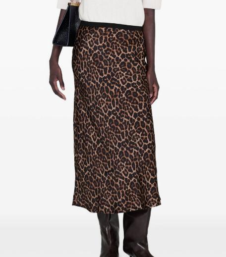 26SS 애니빙 롱 스커트 A0412191 MTL59 LEOPARD - ANINE BING