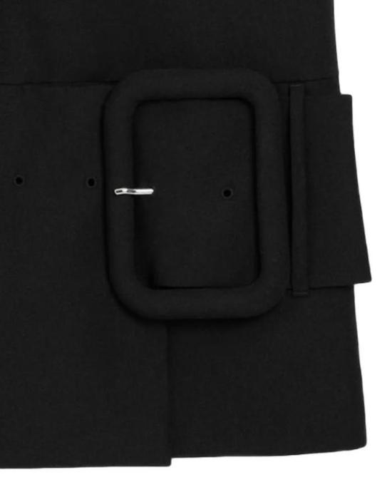 26SS 아미 뉴 울 벨티드 미니 드레스 FDR641WV0195 001 NOIR - AMI